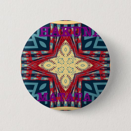 Badge Rond 5 Cm Hakuna Matata (Devant)