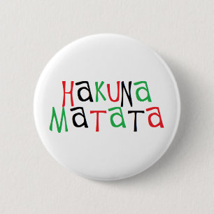 Badge Rond 5 Cm Hakuna matata