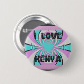 Badge Rond 5 Cm Hakuna Matata Kenya (Devant & derrière)