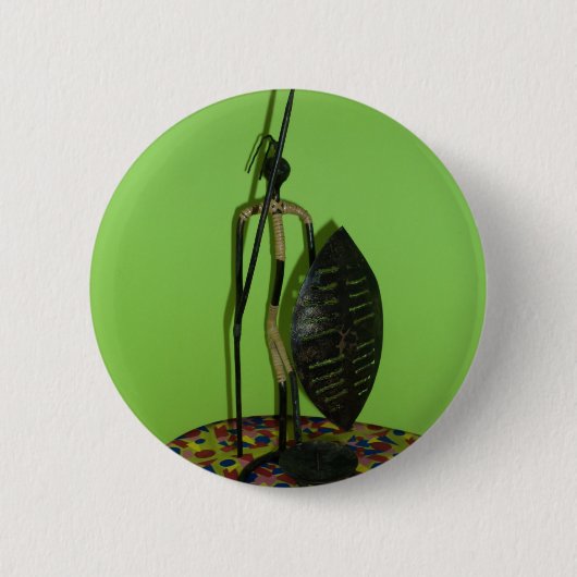 Badge Rond 5 Cm Hakuna Matata Kenya Maasai.JPG (Devant)