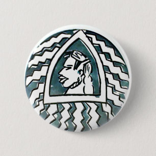 Badge Rond 5 Cm Hakuna Matata Style Triangle Bleu.png