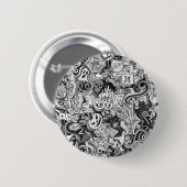 Badge Rond 5 Cm Halloween (Devant & derrière)