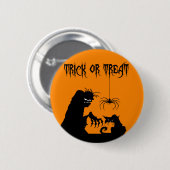 Badge Rond 5 Cm Halloween (Devant & derrière)