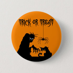 Badge Rond 5 Cm Halloween