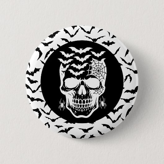 Badge Rond 5 Cm Halloween (Devant)