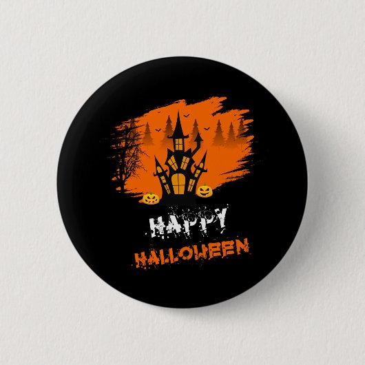 Badge Rond 5 Cm Halloween (Devant)