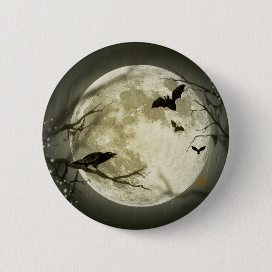 Badge Rond 5 Cm Halloween (Devant)