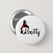 Badge Rond 5 Cm Halloween assez (Devant & derrière)