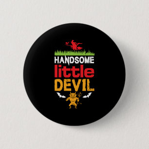 Badge Rond 5 Cm Halloween Beau Petit Anniversaire