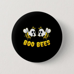 Badge Rond 5 Cm Halloween Boes Bees jumelles Couples amusants
