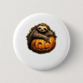 Badge Rond 5 Cm Halloween classique à thème Sloth T-shirt (Devant)