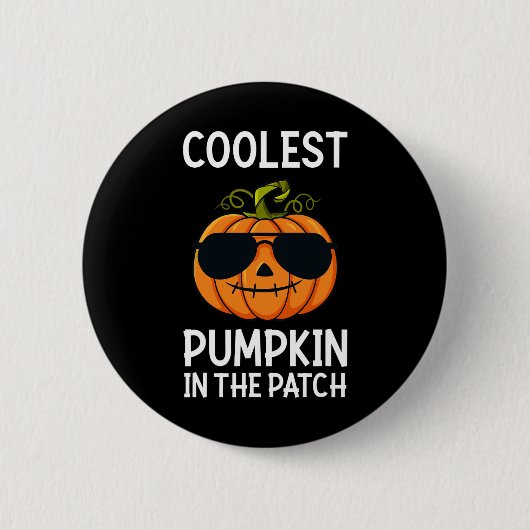 Badge Rond 5 Cm Halloween Coolest (Devant)