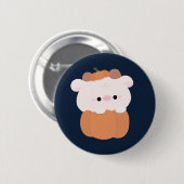 Badge Rond 5 Cm Halloween de la vache (Devant & derrière)