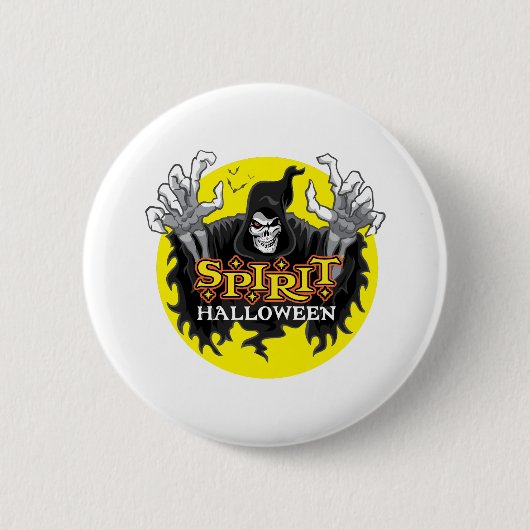 Badge Rond 5 Cm Halloween de l'esprit (Devant)