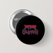 Badge Rond 5 Cm Halloween d'horreur du diable (Devant & derrière)