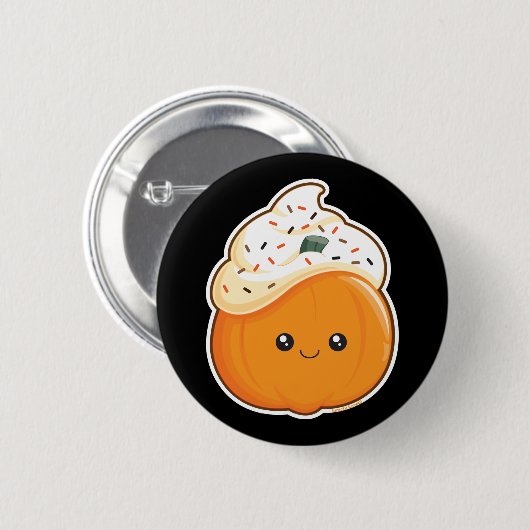 Badge Rond 5 Cm Halloween doux (Devant & derrière)
