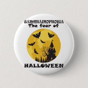 Badge Rond 5 Cm Halloween drôle