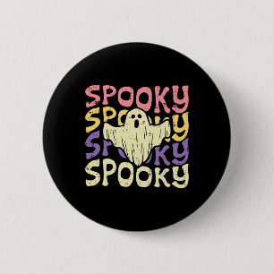 Badge Rond 5 Cm Halloween Éffrayant Fantôme Rétro Costume Super Fe