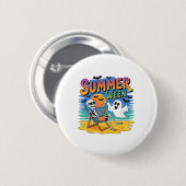 Badge Rond 5 Cm Halloween été (Devant & derrière)