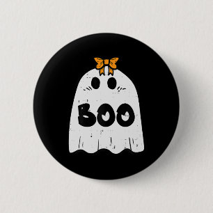 Badge Rond 5 Cm Halloween Ghost Boo Costume Girls Toddler Tee