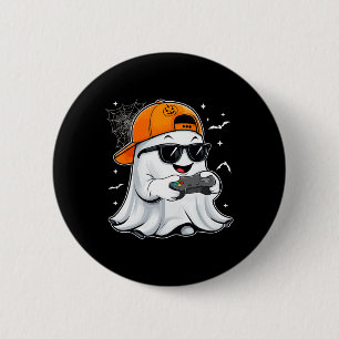 Badge Rond 5 Cm Halloween Ghost Gamer Scary Costume de jeu Hommes