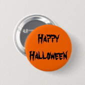 Badge Rond 5 Cm Halloween heureux (Devant & derrière)