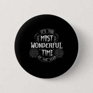 Badge Rond 5 Cm Halloween It Is The Most Wonderful Time Birthday