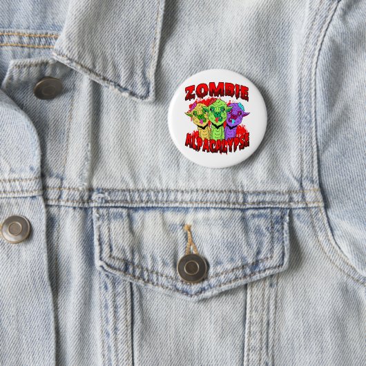 Badge Rond 5 Cm Halloween Llama Alpaca Funny Lama Glama Cool Cadea (En situation)