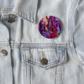 Badge Rond 5 Cm HALLOWEEN MONSTERS / ORK WAR Imaginaire (En situation)