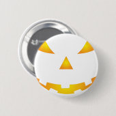 Badge Rond 5 Cm Halloween Pumpkin Smile (Devant & derrière)