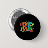Badge Rond 5 Cm Halloween RT Respiratory Therapist éffrayant RT pu (Devant & derrière)