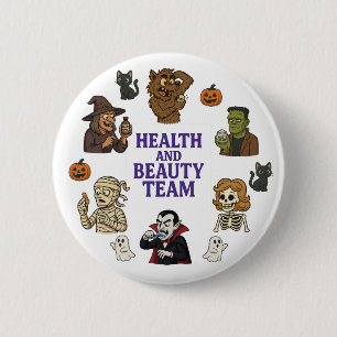 Badge Rond 5 Cm Halloween Thématique santé et beauté