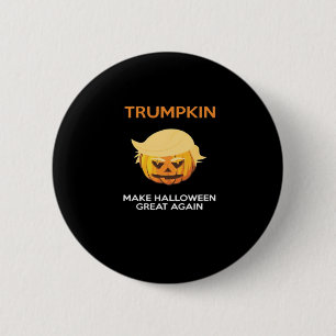 Badge Rond 5 Cm Halloween Trumpkin V4