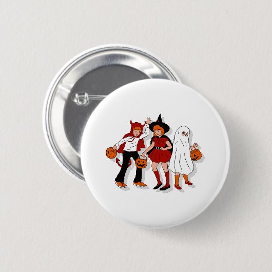 Badge Rond 5 Cm Halloween vintage (Devant & derrière)