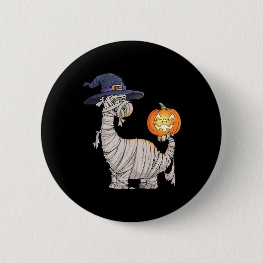 Badge Rond 5 Cm Halloween Zombie maman Dinosaure Sorcière Garçons (Devant)