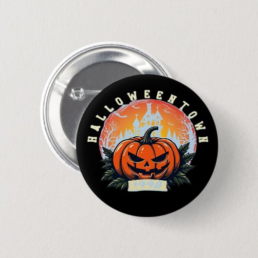 Badge Rond 5 Cm HalloweenTown 1998 T-shirt indispensable (Devant & derrière)