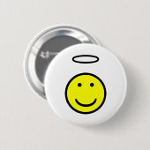 Badge Rond 5 Cm Halo de visage (Devant & derrière)