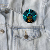 Badge Rond 5 Cm Haloween Special Hakuna Matata (En situation)