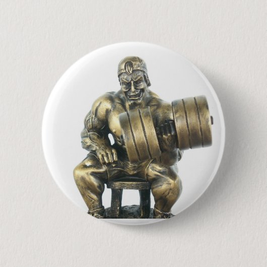 Badge Rond 5 Cm Haltérophilie (Devant)