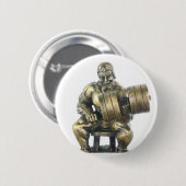Badge Rond 5 Cm Haltérophilie (Devant & derrière)