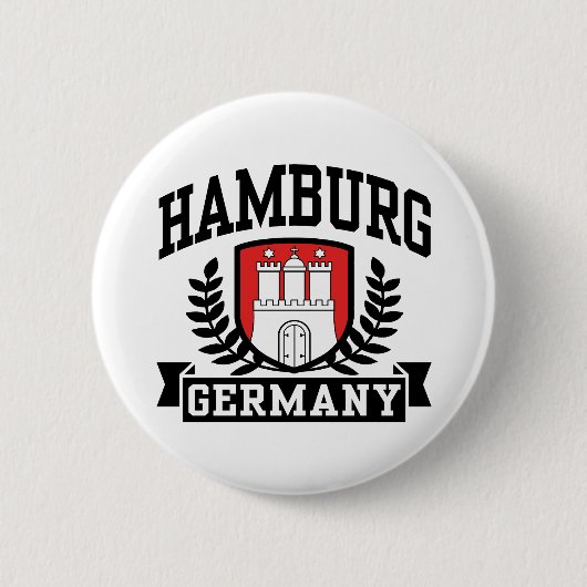 Badge Rond 5 Cm Hambourg (Devant)