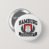 Badge Rond 5 Cm Hambourg (Devant & derrière)