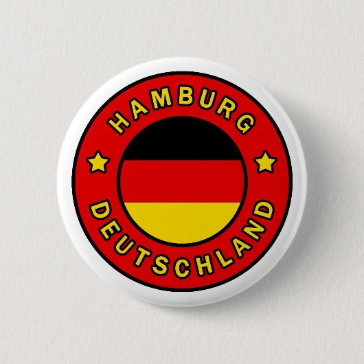Badge Rond 5 Cm Hambourg Deutschland (Devant)