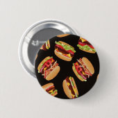 Badge Rond 5 Cm Hamburgers (Devant & derrière)