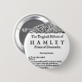 Badge Rond 5 Cm Hamlet (Devant & derrière)