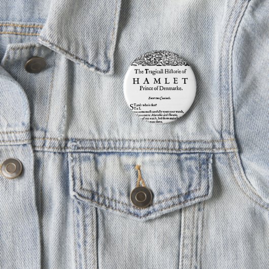 Badge Rond 5 Cm Hamlet (En situation)