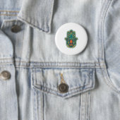Badge Rond 5 Cm Hamsa (En situation)