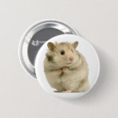 Badge Rond 5 Cm Hamster (Devant & derrière)