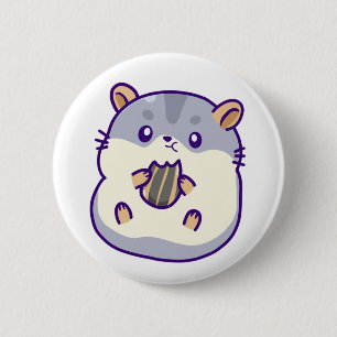 Badge Rond 5 Cm Hamster pin