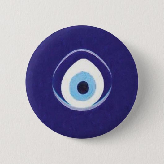 Badge Rond 5 Cm Hamza au mal de l'oeil (Devant)